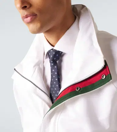 Gucci Double G silk jacquard tie | Thumbnail 3
