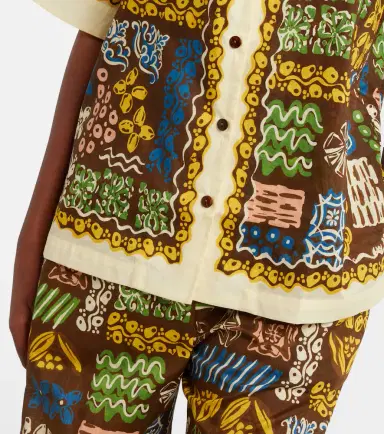 ALÉMAIS Alémais Minnie printed cotton bowling shirt | Thumbnail 3