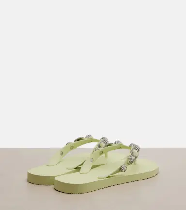 Balenciaga Cagole embellished thong sandals | Thumbnail 3