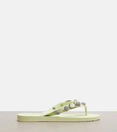 Balenciaga Cagole embellished thong sandals | Thumbnail 4