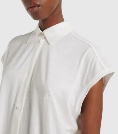 TOTEME Cotton jersey shirt dress | Thumbnail 5 TOTEME Cotton jersey shirt dress | Thumbnail 5