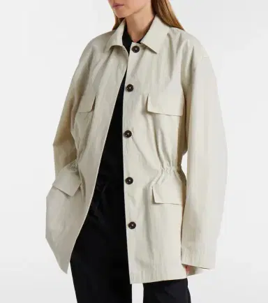 TOTEME Cotton-blend jacket | Thumbnail 2 TOTEME Cotton-blend jacket | Thumbnail 2