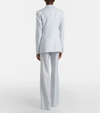 Gabriela Hearst Vesta wool and silk flared pants | Thumbnail 2