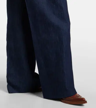 Gabriela Hearst Norman belted denim wide-leg pants | Thumbnail 2 Gabriela Hearst Norman belted denim wide-leg pants | Thumbnail 2