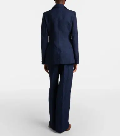 Gabriela Hearst Norman belted denim wide-leg pants | Thumbnail 3 Gabriela Hearst Norman belted denim wide-leg pants | Thumbnail 3