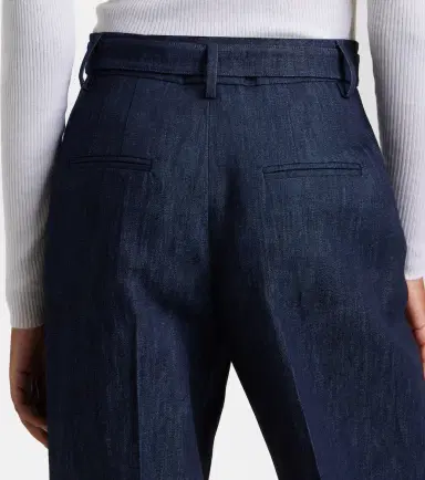 Gabriela Hearst Norman belted denim wide-leg pants | Thumbnail 5 Gabriela Hearst Norman belted denim wide-leg pants | Thumbnail 5