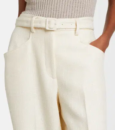 Gabriela Hearst Norman belted silk and wool wide-leg pants | Thumbnail 2 Gabriela Hearst Norman belted silk and wool wide-leg pants | Thumbnail 2