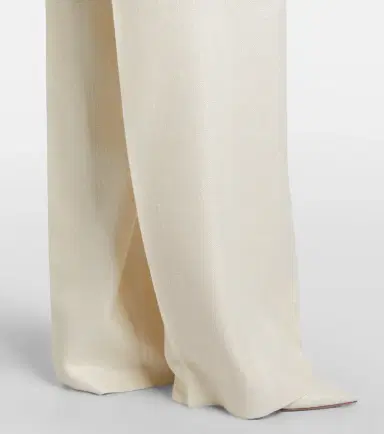 Gabriela Hearst Norman belted silk and wool wide-leg pants | Thumbnail 4 Gabriela Hearst Norman belted silk and wool wide-leg pants | Thumbnail 4