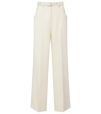 Gabriela Hearst Norman belted silk and wool wide-leg pants | Thumbnail 1 Gabriela Hearst Norman belted silk and wool wide-leg pants | Thumbnail 1