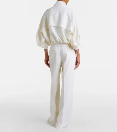 Gabriela Hearst Norman belted virgin wool wide-leg pants | Thumbnail 4 Gabriela Hearst Norman belted virgin wool wide-leg pants | Thumbnail 4
