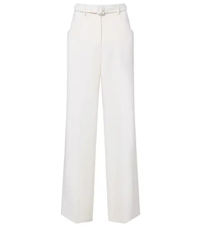 Gabriela Hearst Norman belted virgin wool wide-leg pants