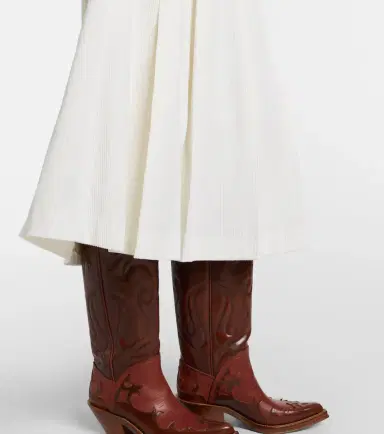 Gabriela Hearst Wesley pleated cotton corduroy midi skirt | Thumbnail 6 Gabriela Hearst Wesley pleated cotton corduroy midi skirt | Thumbnail 6