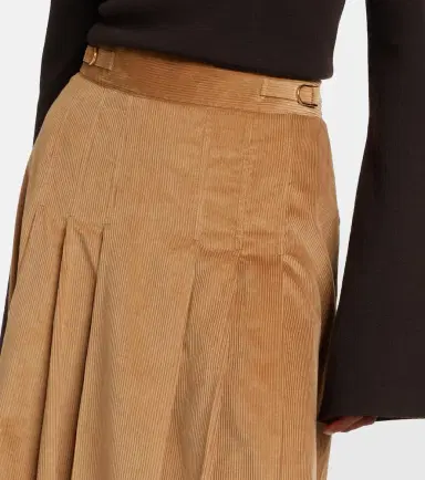 Gabriela Hearst Wesley pleated cotton corduroy midi skirt | Thumbnail 5 Gabriela Hearst Wesley pleated cotton corduroy midi skirt | Thumbnail 5
