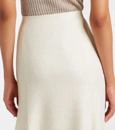 Gabriela Hearst Patterson silk and wool midi skirt | Thumbnail 2