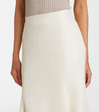 Gabriela Hearst Patterson silk and wool midi skirt | Thumbnail 6