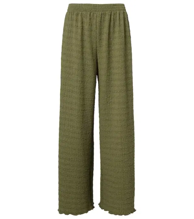 Jade Swim Amaya sheer wide-leg pants