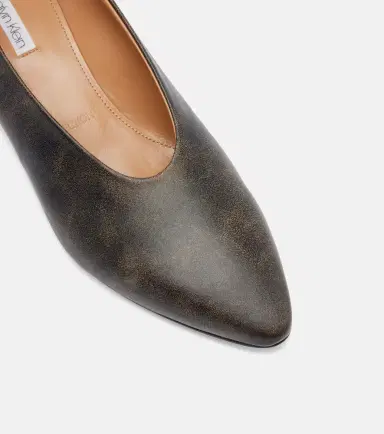 Calvin Klein Collection Bri leather pumps | Thumbnail 3