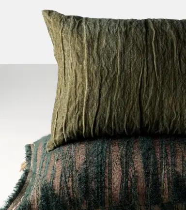 The House of Lyria Paesaggio cotton-blend cushion | Thumbnail 2