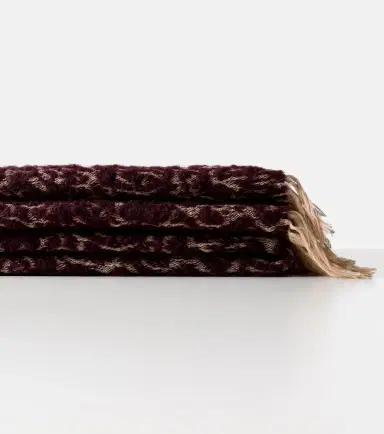 The House of Lyria Malghe wool and cotton-blend throw | Thumbnail 3