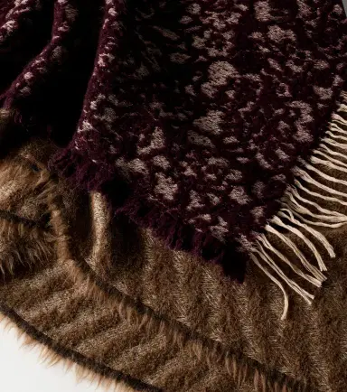 The House of Lyria Malghe wool and cotton-blend throw | Thumbnail 4