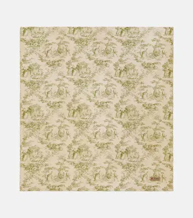 The House of Lyria Glafira toile de jouy linen tablecloth | Thumbnail 4