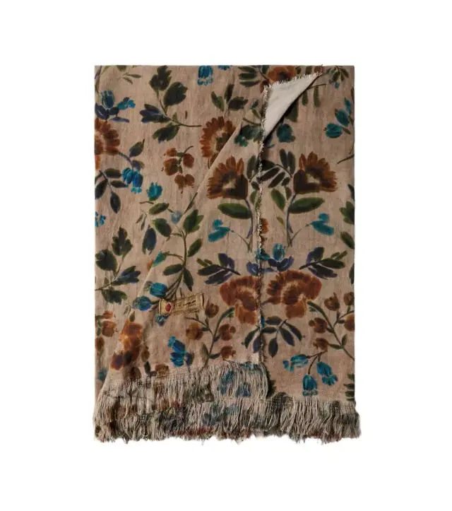 The House of Lyria Sollievo floral linen tablecloth