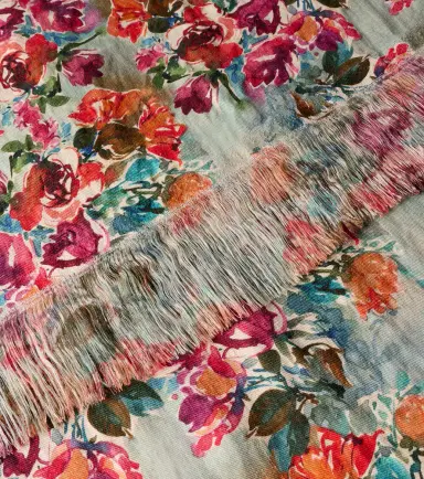 The House of Lyria Tormento floral linen tablecloth | Thumbnail 3