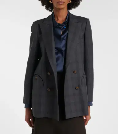 Blazé Milano Blazé Milano Everyday checked virgin wool blazer | Thumbnail 5 Blazé Milano Blazé Milano Everyday checked virgin wool blazer | Thumbnail 5
