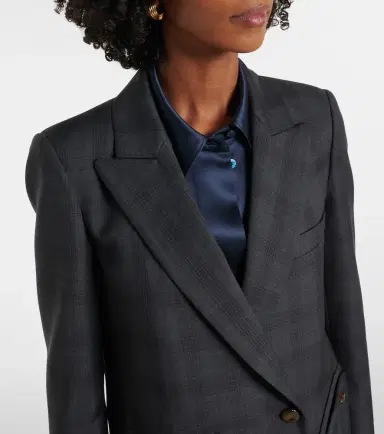 Blazé Milano Blazé Milano Everyday checked virgin wool blazer | Thumbnail 6 Blazé Milano Blazé Milano Everyday checked virgin wool blazer | Thumbnail 6