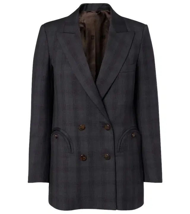 Blaze Milano Blazé Milano Everyday checked virgin wool blazer