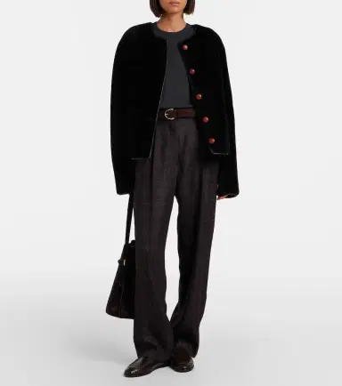 Blazé Milano Blazé Milano Gliss shearling jacket | Thumbnail 4