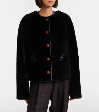 Blazé Milano Blazé Milano Gliss shearling jacket | Thumbnail 7