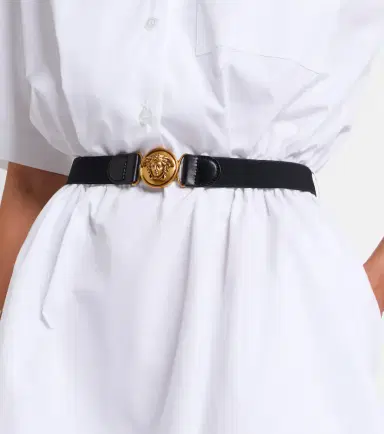 Versace Belted cotton poplin minidress | Thumbnail 4 Versace Belted cotton poplin minidress | Thumbnail 4