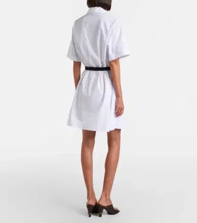 Versace Belted cotton poplin minidress | Thumbnail 5 Versace Belted cotton poplin minidress | Thumbnail 5