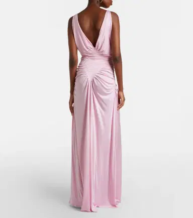 Versace Draped jersey gown | Thumbnail 2 Versace Draped jersey gown | Thumbnail 2
