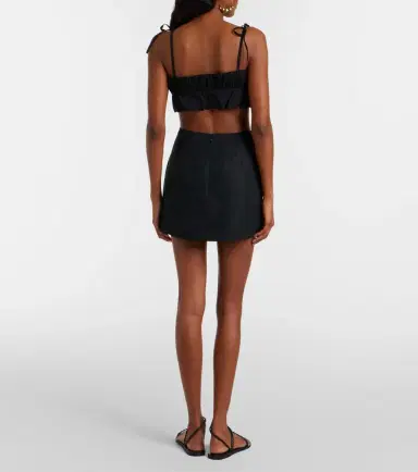 Faithfull Jane linen miniskirt | Thumbnail 5