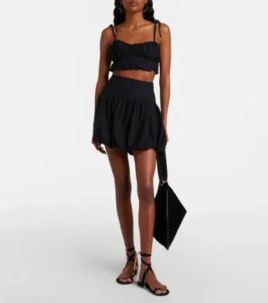 Faithfull Saskia cotton miniskirt | Thumbnail 2 Faithfull Saskia cotton miniskirt | Thumbnail 2
