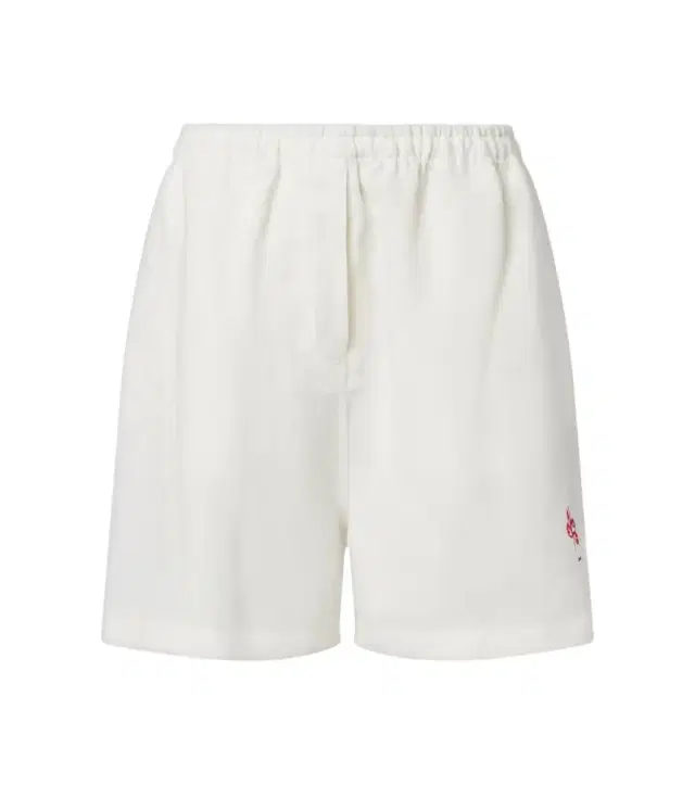 Prada Embroidered linen shorts