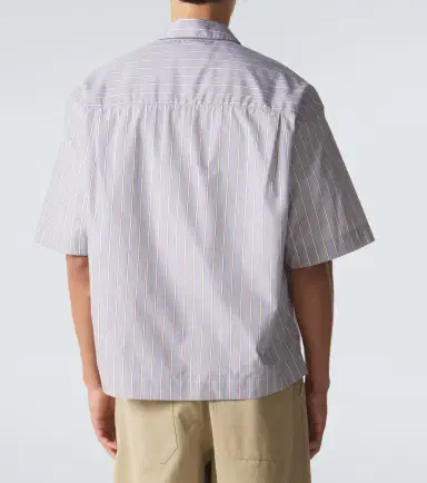 Studio Nicholson Sanko striped cotton shirt | Thumbnail 3 Studio Nicholson Sanko striped cotton shirt | Thumbnail 3