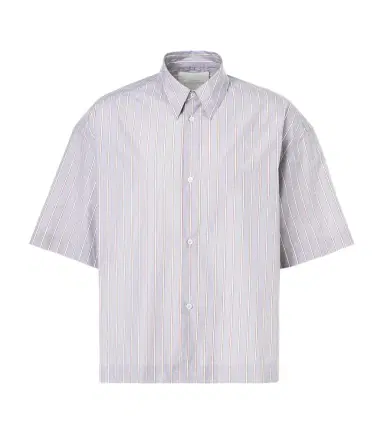 Studio Nicholson Sanko striped cotton shirt | Thumbnail 1 Studio Nicholson Sanko striped cotton shirt | Thumbnail 1