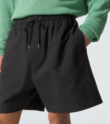 Studio Nicholson Starboard striped cotton and wool shorts | Thumbnail 3 Studio Nicholson Starboard striped cotton and wool shorts | Thumbnail 3