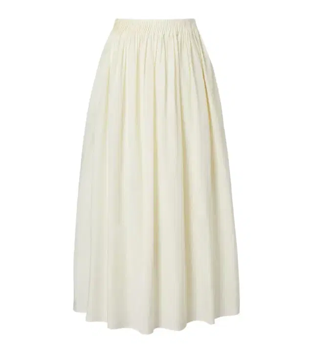 Naya gathered cotton and silk maxi skirt
