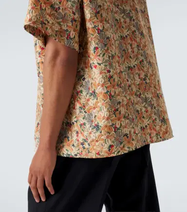 Valentino Printed silk bowling shirt | Thumbnail 2 Valentino Printed silk bowling shirt | Thumbnail 2
