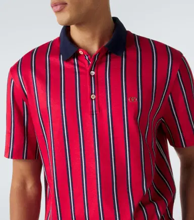 Valentino VLogo striped polo shirt | Thumbnail 4