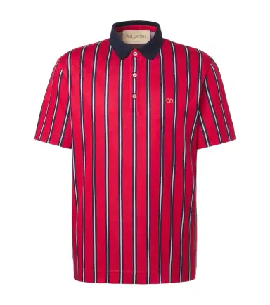 Valentino VLogo striped polo shirt | Thumbnail 1