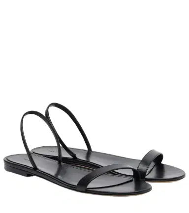 The Row Ella leather sandals | Thumbnail 1