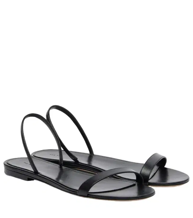 The Row Ella leather sandals