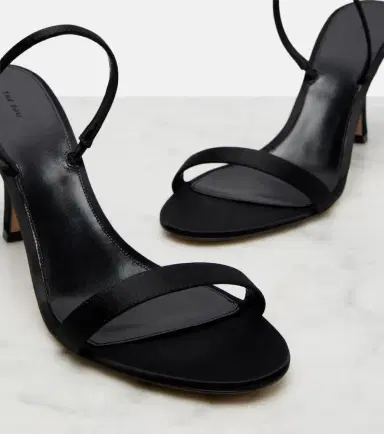 The Row Ella satin slingback sandals | Thumbnail 2