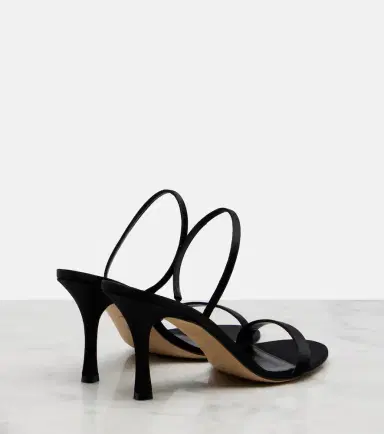 The Row Ella satin slingback sandals | Thumbnail 3