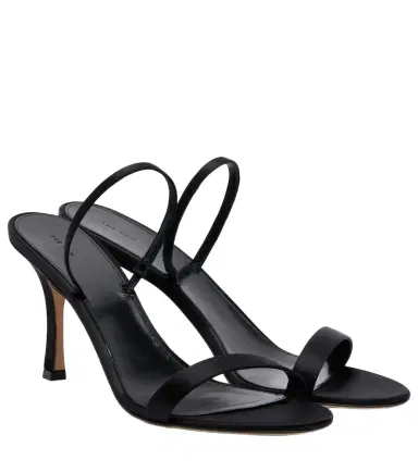 The Row Ella satin slingback sandals | Thumbnail 1